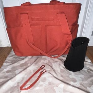 🎉 SOLD 🎉 dagne dover S vida organic cotton tote in hot sauce